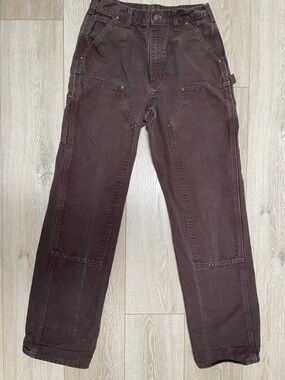 Carhartt Brown Loose Original Fit Pants